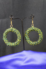 Gorgeous Green African Hoops - Continent Clothing
