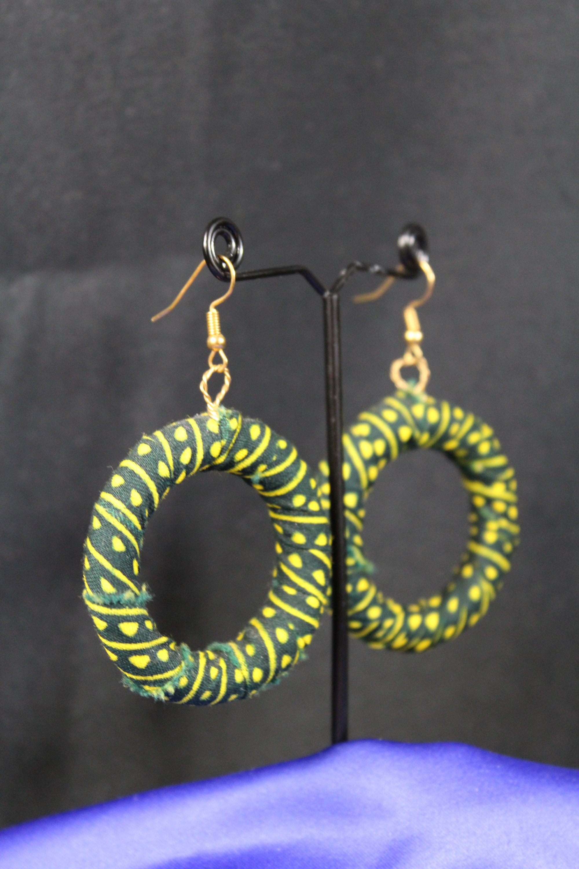 Gorgeous Green African Hoops - Continent Clothing 