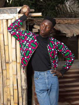 Azul Kent, chaqueta Africana de béisbol.
