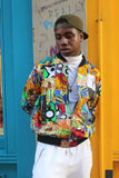 African Bomber Jacket in Patchwork - Continent Clothing