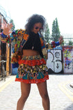 African Bomber Jacket in Patchwork- Festival Clothing - Continent Clothing 