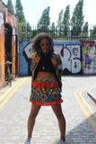 African Bomber Jacket in Patchwork- Festival Clothing - Continent Clothing 