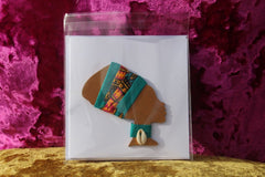 African Card Card Made with Recycled Wood and Eco Friendly Paper - Continent Clothing