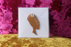 African Card Card Made with Recycled Wood and Eco Friendly Paper - Continent Clothing