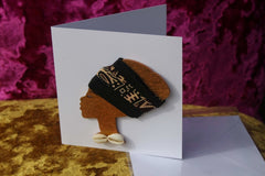 African Card Card Made with Recycled Wood and Eco Friendly Paper - Continent Clothing 