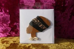 African Card Card Made with Recycled Wood and Eco Friendly Paper - Continent Clothing