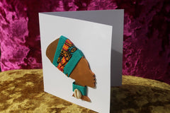 African Card Card Made with Recycled Wood and Eco Friendly Paper - Continent Clothing