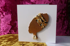 African Card Card Made with Recycled Wood and Eco Friendly Paper - Continent Clothing