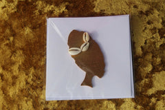 African Card Card Made with Recycled Wood and Eco Friendly Paper - Continent Clothing