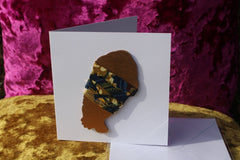 African Card Card Made with Recycled Wood and Eco Friendly Paper - Continent Clothing