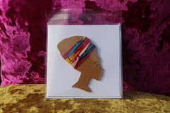 African Card Card Made with Recycled Wood and Eco Friendly Paper - Continent Clothing