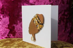 African Card Card Made with Recycled Wood and Eco Friendly Paper - Continent Clothing