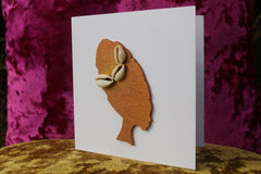 African Card Card Made with Recycled Wood and Eco Friendly Paper - Continent Clothing