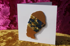 African Card Card Made with Recycled Wood and Eco Friendly Paper - Continent Clothing