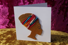African Card Card Made with Recycled Wood and Eco Friendly Paper - Continent Clothing