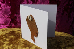 African Card Card Made with Recycled Wood and Eco Friendly Paper - Continent Clothing