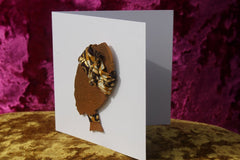 African Card Card Made with Recycled Wood and Eco Friendly Paper - Continent Clothing