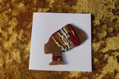 African Card Card Made with Recycled Wood and Eco Friendly Paper - Continent Clothing 