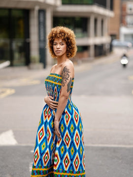 Abito africano in incredibile Kente
