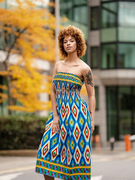 Abito africano in incredibile Kente