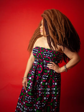 Un vestido africano en el increíble Kent.