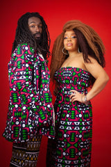 African Dress in Amazing Samakaka - Continent Clothing
