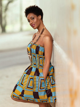 Abito africano in incredibile Kente