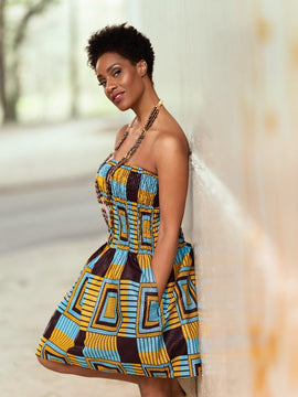 Abito africano in incredibile Kente
