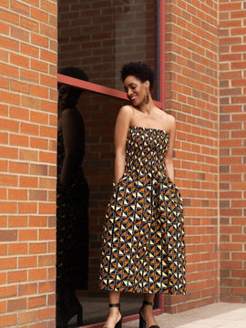Abito africano in incredibile Kente