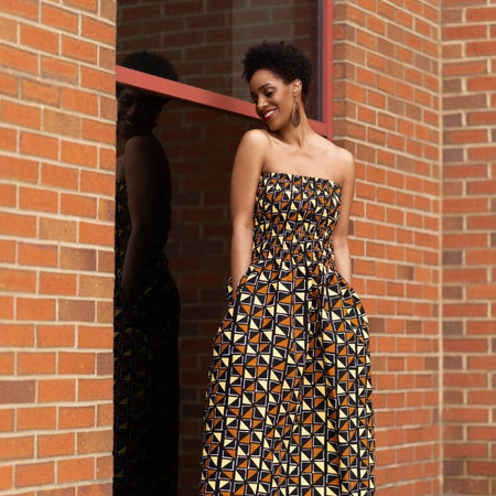 African Dress in Amazing Kente