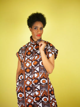 African Dress in Amazing Kente
