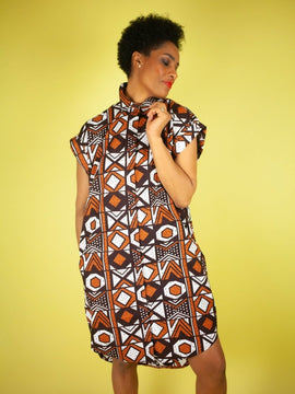 African Dress in Amazing Kente