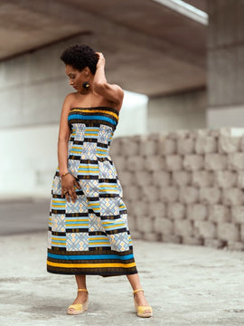 Abito africano in incredibile Kente