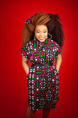African Dress In Electric Pink - Continent Clothing