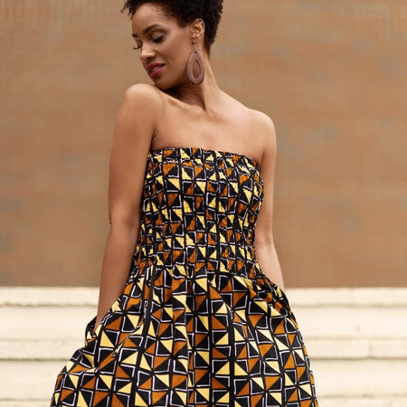 African Dress in Amazing Kente