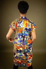 African Dress In Patchwork - Continent Clothing
