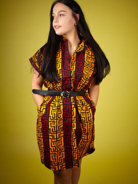 African Dress in Amazing Kente