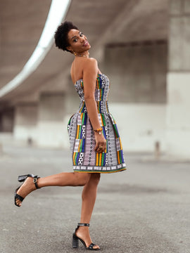 Abito africano in incredibile Kente