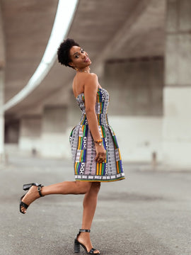 Abito africano in incredibile Kente