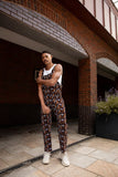 African Dungarees in Brown Mud Cloth - Continent Clothing