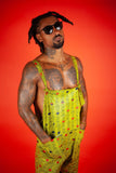 African Dungarees in Yellow Optical - Continent Clothing