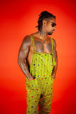 African Dungarees in Yellow Optical - Continent Clothing