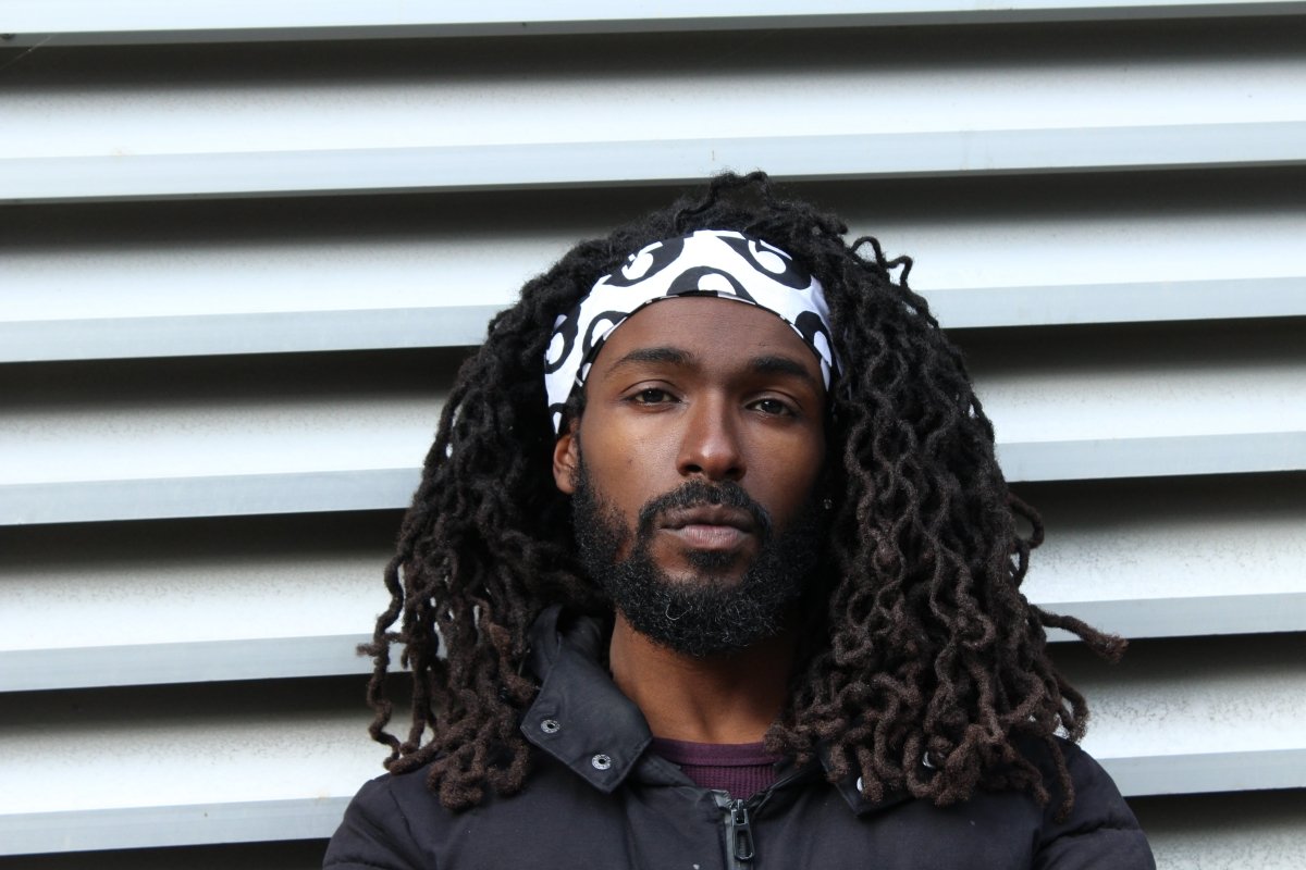 African Headband in White & Black - Continent Clothing