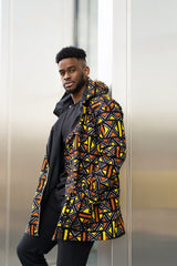 African Hoodie In Mud Cloth - The Continent Clothing