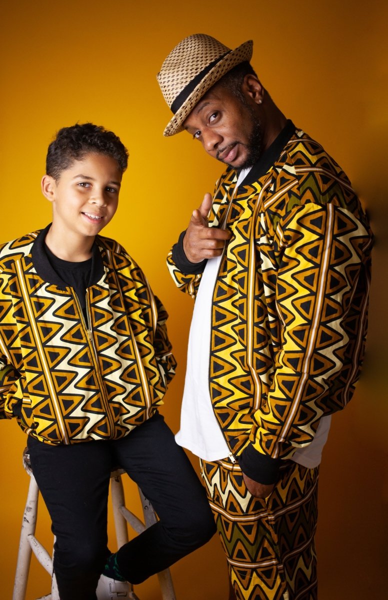 African Jacket In Mud Cloth - Continent Clothing