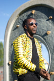 African Jacket In Yellow Ankara Print - Continent Clothing