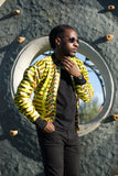 African Jacket In Yellow Ankara Print - Continent Clothing
