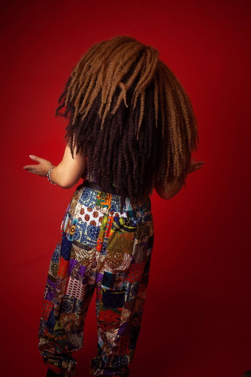 African Jumpsuit in Crazy Patchwork - Continent Clothing