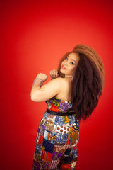 African Jumpsuit in Crazy Patchwork - Continent Clothing