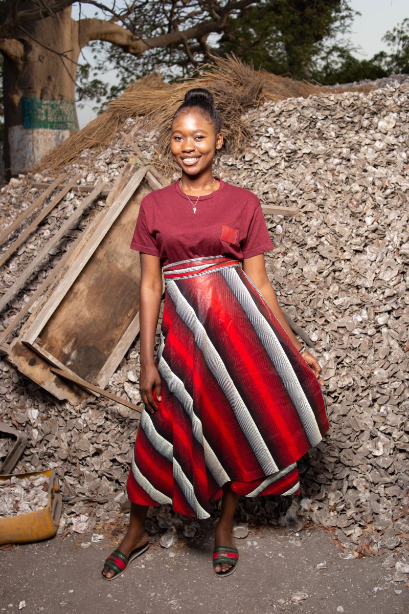 African Maxi Skirt In Red - The Continent Clothing